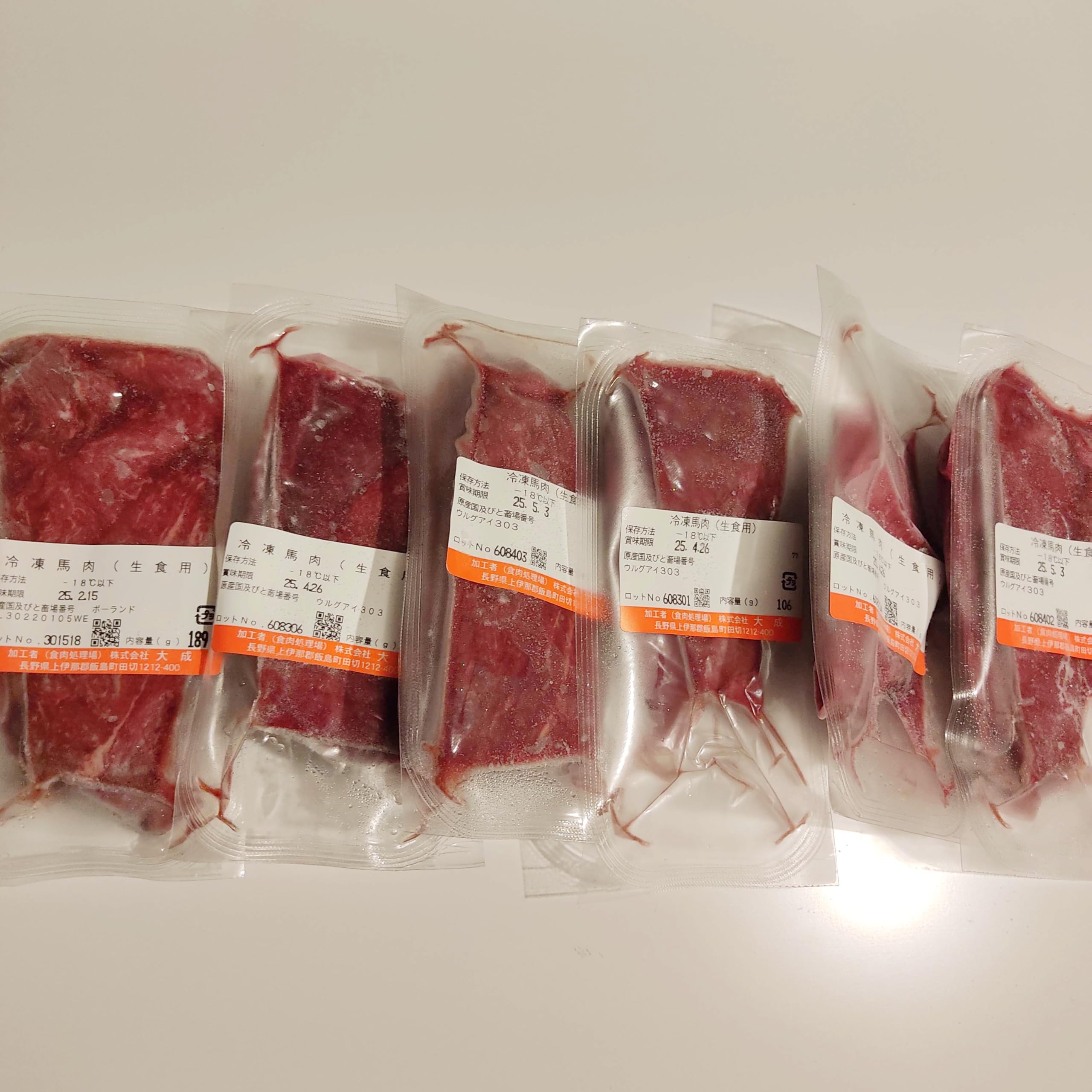 Amazon.co.jp: 馬刺し 1kg 赤身 大成 訳あり 規格外品 生食用 外